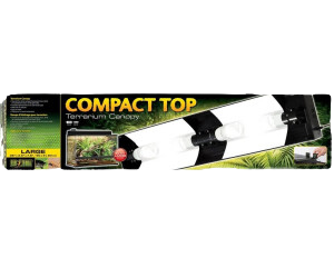 Exo Terra - Support d'Eclairage Galerie Compact pour Terrarium - 60x20cm