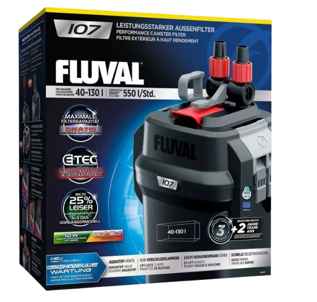 FLUVAL Série 7 107 Filtre d'extérieur 50-150 L pour aquarium
