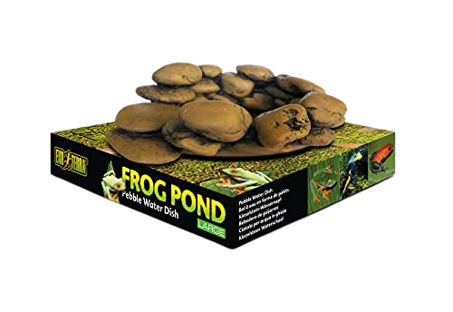Exo Terra Frog Pond Gamelle à Eau en Forme de Galets pour Grenouilles et Grenouilles
