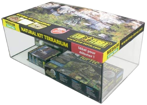 Kit terrarium complet pour tortue aquatique Exo Terra 60 cm