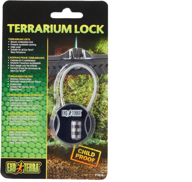 Exoterra cadenas pour Terrarium  Noir